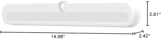 BLS T01L LED Closet Light Super Bright 20 LED Under Cabinet Lighting Battery Powered/DC Input Wireless Motion Sensing Light, Auto On Off Switch, Motion Sensor & Light Sensor, 2 Pack