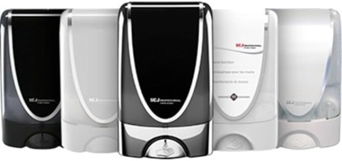 Stockhausen STKTF2BLK Black Touchfree Dispenser with Battery, 1 Pack