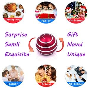Desk-Kinetic-Toys Cool-Gadgets for Fidget: Cool-Stuff Thing Game Toy for Adult Teen Children Kid, Stress Relief Optical-Illusion Gifts for Office School Home Man Women Christmas Spinning 300 Seconds