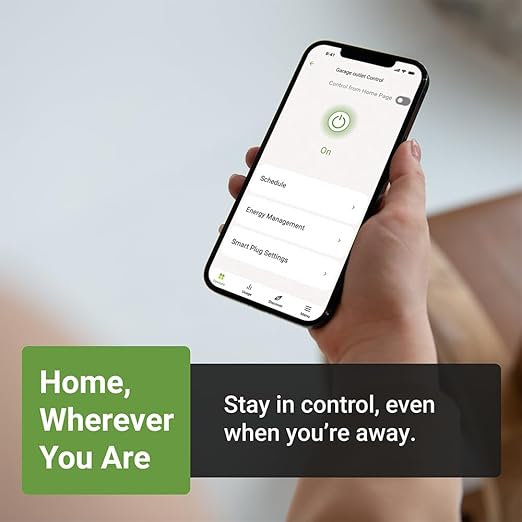 Emporia Energy Monitoring Smart Plug, WiFi Smart Outlet Plug Works with Alexa and Google Home - 15a WiFi Outlet with Timer, Mobile App, Home Energy Monitor, Scheduling - 2.4ghz WiFi Only (1 Pack)