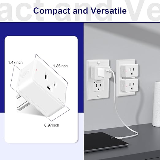 Remote Switch Outlet 2Sets, GreenCyle Outlet Plug with Remote, Wireless On/Off Light Switch Wall Mounted, 15A/1500W, TUV Listed, No Wiring Needed, 500ft RF Range, for Lamps, Fans, Household