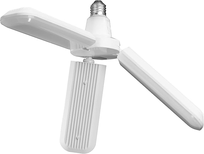 Feit Electric LED Garage Light, Multiple Adjustable Panels, E26 Base, Ideal for Garage, Workshop, Shed, 25,000-Hour Lifetime