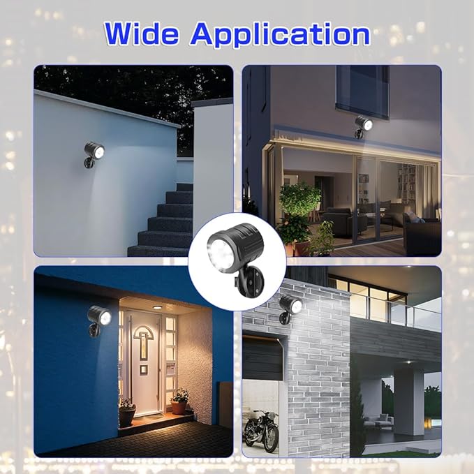 Motion Sensor Outdoor Lights, 1000LM Ultra Bright Wireless Sensor Light with Remote Control, IP65 Waterproof Motion Detector Security Light for Outside, Front Door, Yard, Garage, Stair
