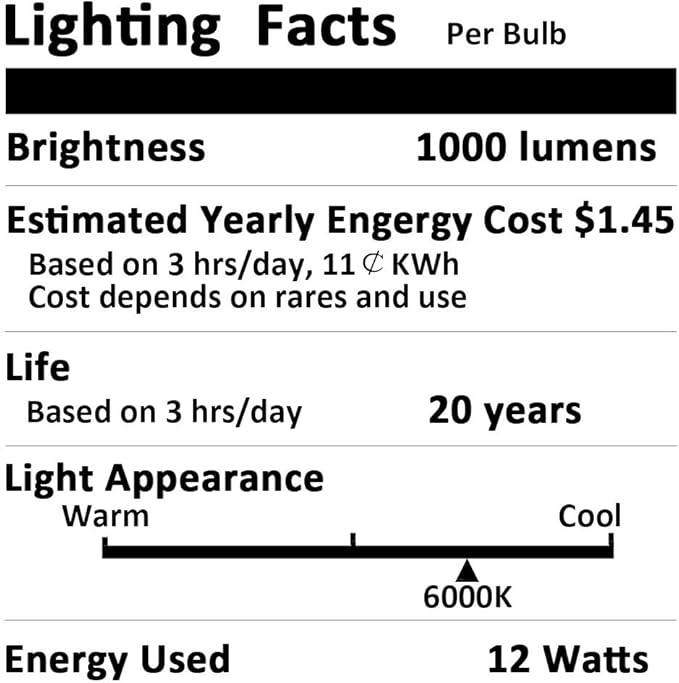Aukora Led Dusk to Dawn Light Bulb 4 Pack, 12W (100-Watt Equivalent 1000lm) Smart Sensor Light Bulbs Indoor E26/E27 6000K Daylight A19 for Porch Yard Garage Garden Patio Outdoor (Cool White)