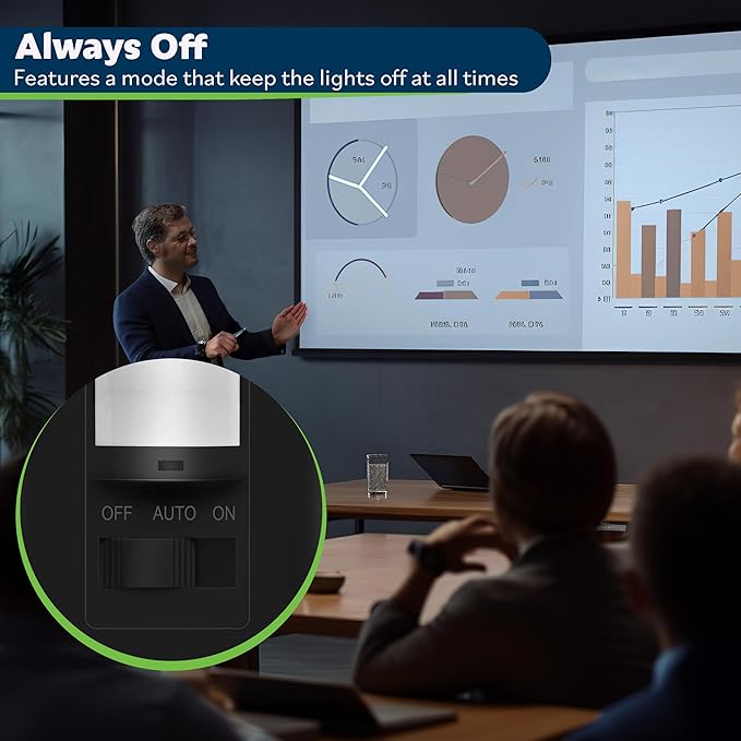 TOPGREENER in Wall PIR Motion Sensor Light Switch, Occupancy Sensor Switch, ๐๐๐ฎ๐ญ๐ซ๐๐ฅ ๐๐ข๐ซ๐ ๐๐๐ช๐ฎ๐ข๐ซ๐๐, On/Off Override, ๐๐ข๐ง๐ ๐ฅ๐ ๐๐จ๐ฅ๐, 4A, 500W, TSOS5-BKWP,Black