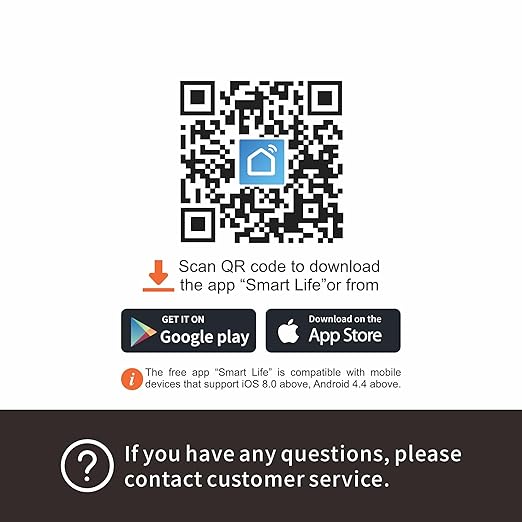 BXST WiFi Smart Plug 15A 1800W, Smart Outlet with Timer & Countdown, Voice Control with Alexa & Google Home, 2.4GHz WiFi Socket for Home Appliances, No Hub Required, CE FCC Listed, 1 Pack, Black