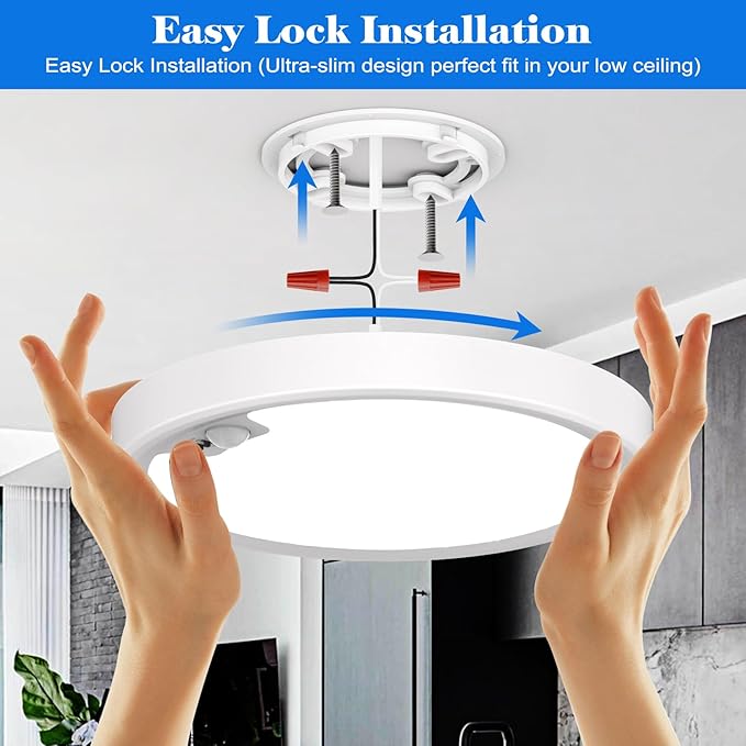 4PACK Flush Mount Ceiling Light Fixture Wired, Motion Sensor Ceiling Light 18W/1600LM, Motion Sensor Light Indoor for Stair Closet Porch Hallway Laundry, Time Dimmable Ceiling Lights 3000k/4000k/6000k