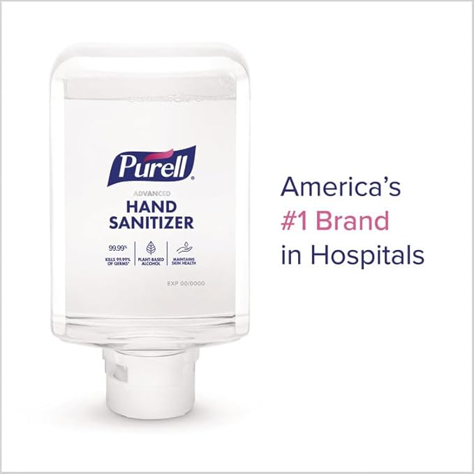 Advanced Hand Sanitizer Foam for ES10 Automatic Dispenser 1200 mL Refill Citrus Scent 2/Carton