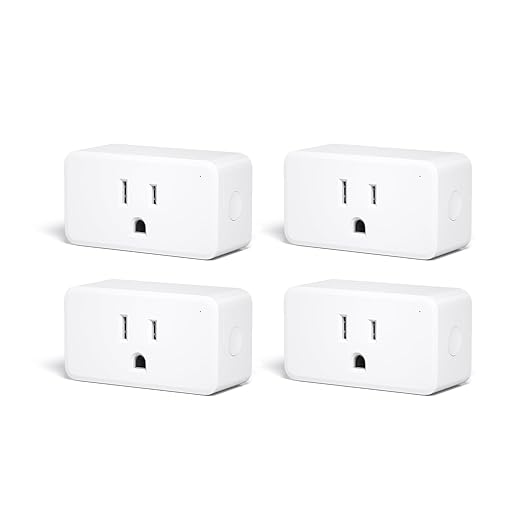 THIRDREALITY Smart Plug Gen3 4 Pack,Precise Real-time Power Meter,15A Outlet, Enhanced Zigbee Repeater,ETL Certified,ZigBee Hub Needed,Work with Home Assistant,Compatible Echo Devices and SmartThings
