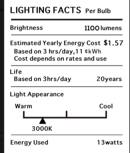 Torkase Outdoor Dusk to Dawn Light Bulbs, No Timer Required, 13W(100W Equivalent), 3000K Warm White, E26 A19 Automatic Sensor LED Bulb, Built-in Photocell Detector for Boundary Garage Patio, 3 Pack