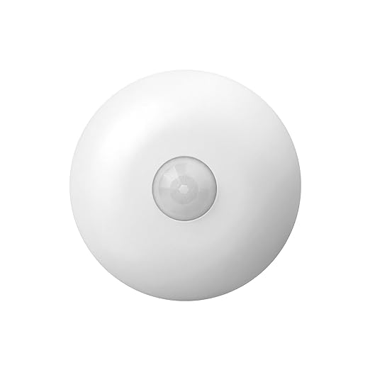 ECOELER PIR Ceiling Sensor Switch, Hard-Wired Occupancy Motion Sensor with Slim Design, 360 Degree Field of View High Bay Ceiling Motion Sensor, White, UL & FCC Listed