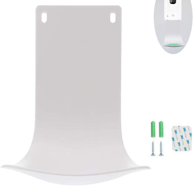 Drip Tray for Wall Mounted Soap Dispenser, Prevent Dripping and Spraying, Dispenser Stand, White
