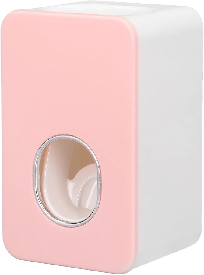 FTVOGUE Automatic Toothpaste Dispenser Wall Mount Bathroom Accessories ABS with Super Glutinous Suction Pad for Kids Family()