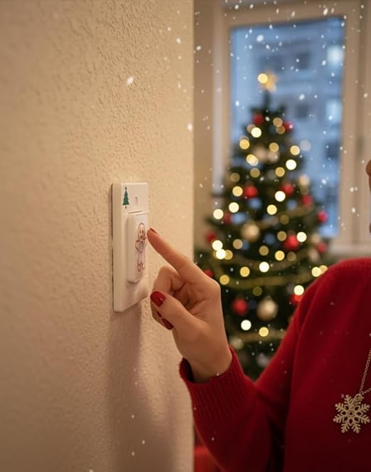 LoraTap Remote Control Outlet (Christmas Tree Light Switch): Wireless Wall Switch – 100ft Indoor Range – On/Off Outlet for Holiday Lights & Small Appliances – Pre-Programmed & No Wiring