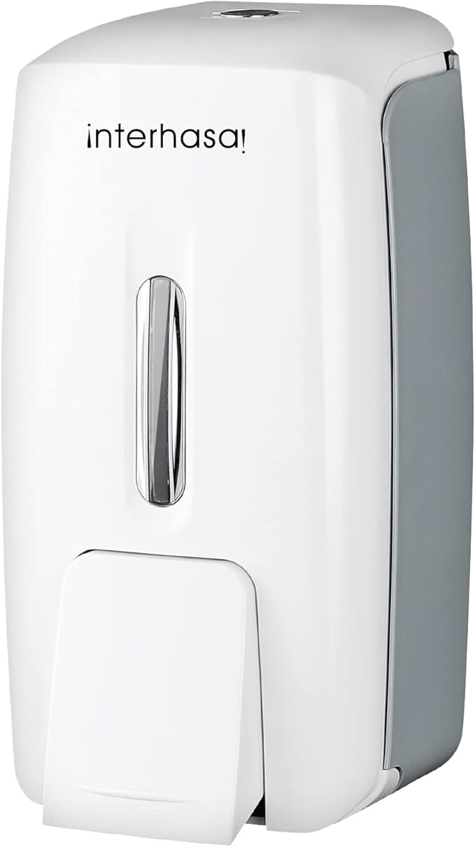 interhasa! Soap Dispenser Wall Mount Refillable 28oz Hand Sanitizer Dispenser Commercial Hand Soap Dispenser for Bathroom Support Liquid Gel Soap