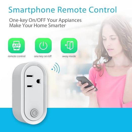 NEO Z-Wave Plus Smart Mini Plug, Compact Z-Wave Outlet for Home Automation, Works with Smartthings, Basic On/Off Function, 500 S2