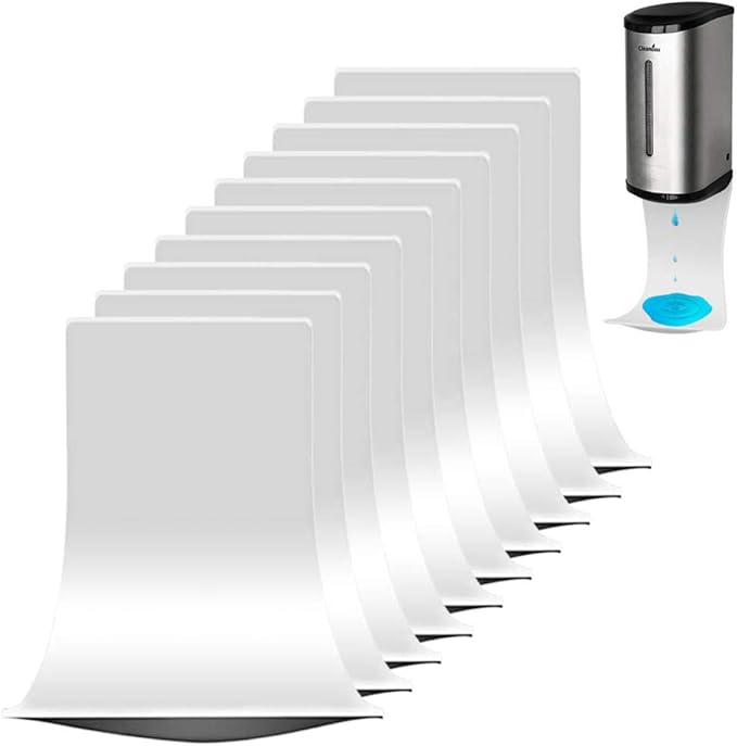 Drip Tray Hand Sanitizer Dispenser Wall Mount,Laundry Detergent Drip Catcher,Foam Soap Dispenser Tray,Easy to Clean (White,10pcs)