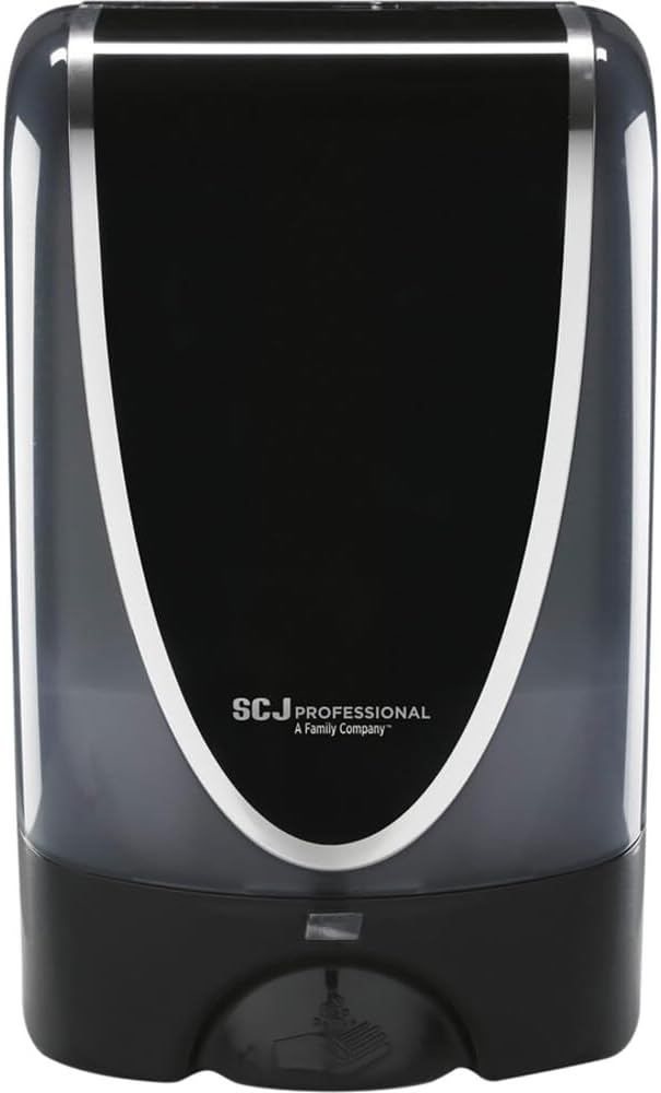 Stockhausen STKTF2BLK Black Touchfree Dispenser with Battery, 1 Pack