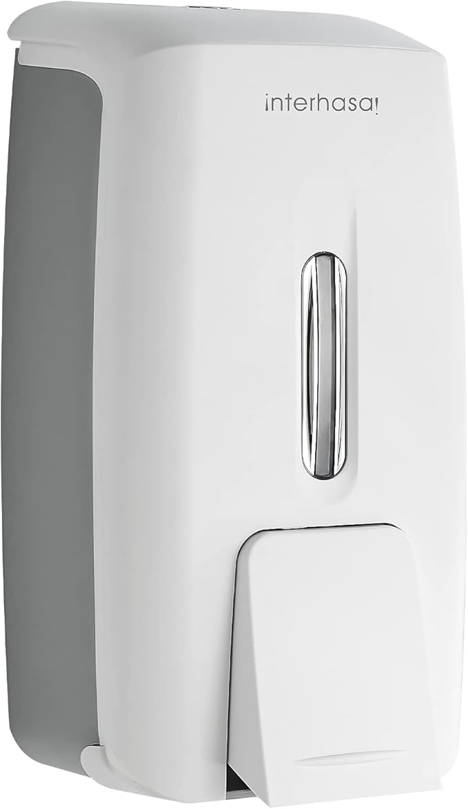 interhasa! Soap Dispenser Wall Mount Refillable 28oz Hand Sanitizer Dispenser Commercial Hand Soap Dispenser for Bathroom Support Liquid Gel Soap