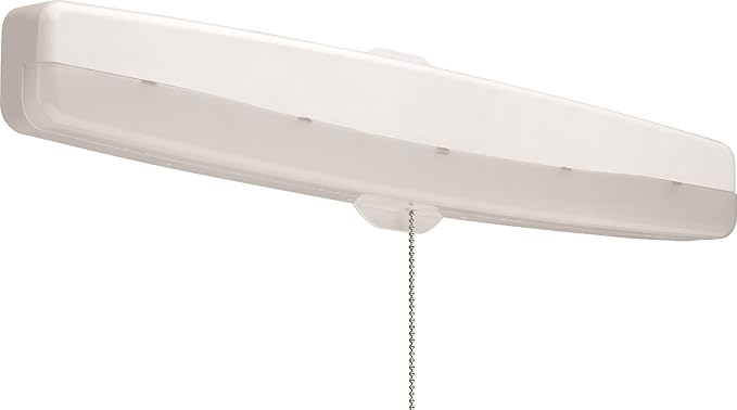 Lithonia Lighting FMMCL 24 840 S1 M4 LED Flush Mount Closet Light with Pull Chain, White, 24"