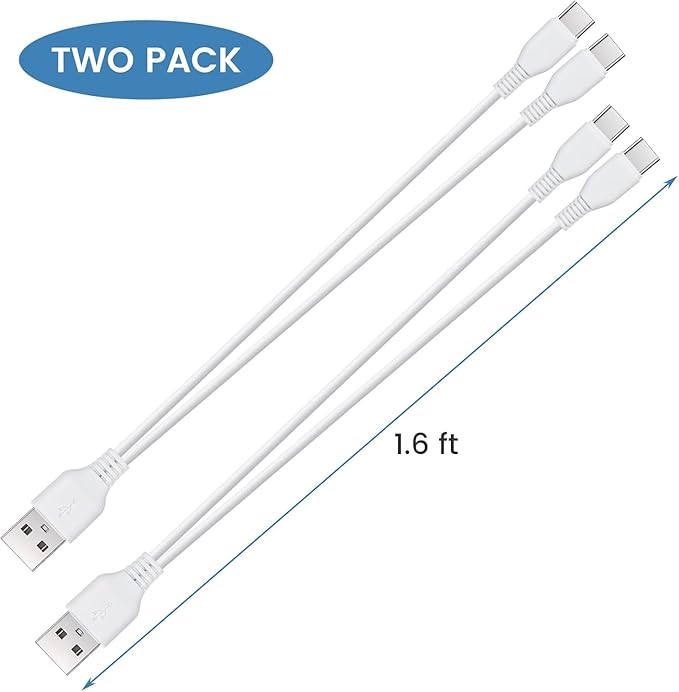 Under Cabinet Lighting USB C Charging Cable, Charger for MCGOR Motion Sensor Light Indoor, with Power Adapter