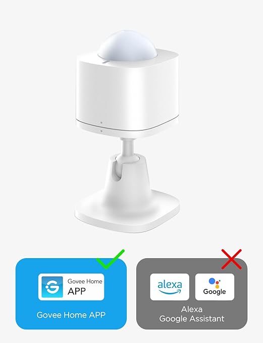 GoveeLife Motion Sensor, Group Control Unlimited Devices, Wireless Mini Contact Sensor for Smart Home Automation, Battery Powered, Supports Most GoveeLife Smart Products