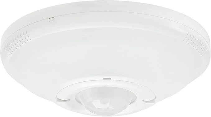 Maxxima Ceiling Mount 360 Degree PIR Occupancy Sensor - Hard-Wired Motion Sensor, LED Compatible, Commercial or Residential Automatic Sensing Solution for Indoor Use at Max Height 15ft, 120-277V