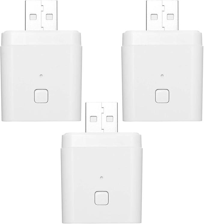 Tuya Micro DC 5V Smart WiFi Adaptor for USB Devices, DIY Smart Home Wireless Adaptor, APP Remote Control, Compatible with Alexa and Google Home for Voice Control