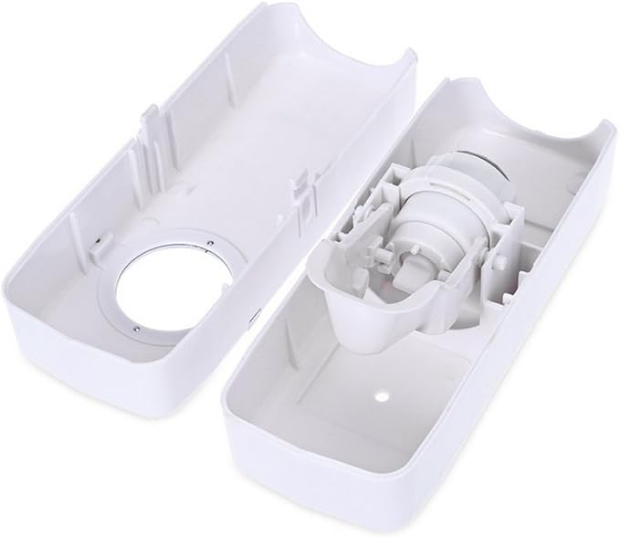Toothpaste Dispenser + 5 Toothbrush Holder Set Wall Mount Stand