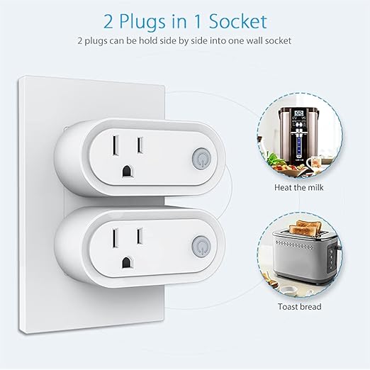 NEO Z-Wave Plus Smart Mini Plug, Compact Z-Wave Outlet for Home Automation, Works with Smartthings, Basic On/Off Function, 500 S2