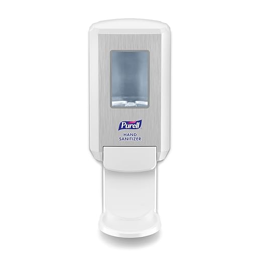 PURELL Advanced Hand Sanitizer CS4 Starter Kit, 1-1200 mL Advanced Hand Sanitizer Foam Refill + 1 CS4 White Manual Dispenser (Pack of 1) - 5192-1W