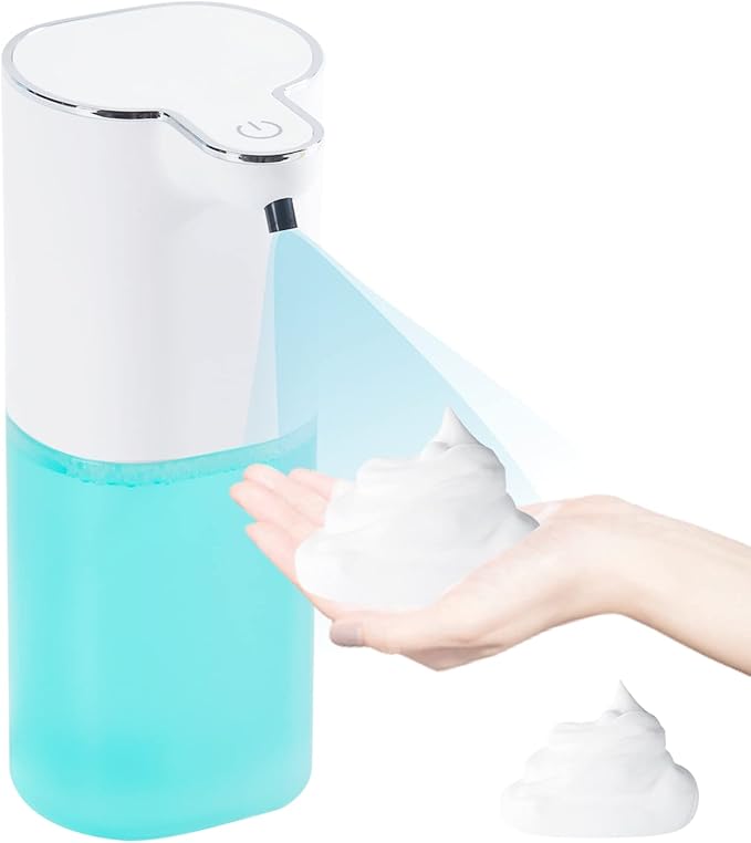 P9 Advanced Automatic Rechargeable, Touchless,Sensor Foaming Soap Dispenser for Kitchen & Bathroom, Foam Dish Soap Dispenser，Support Countertop and Wall Mounted