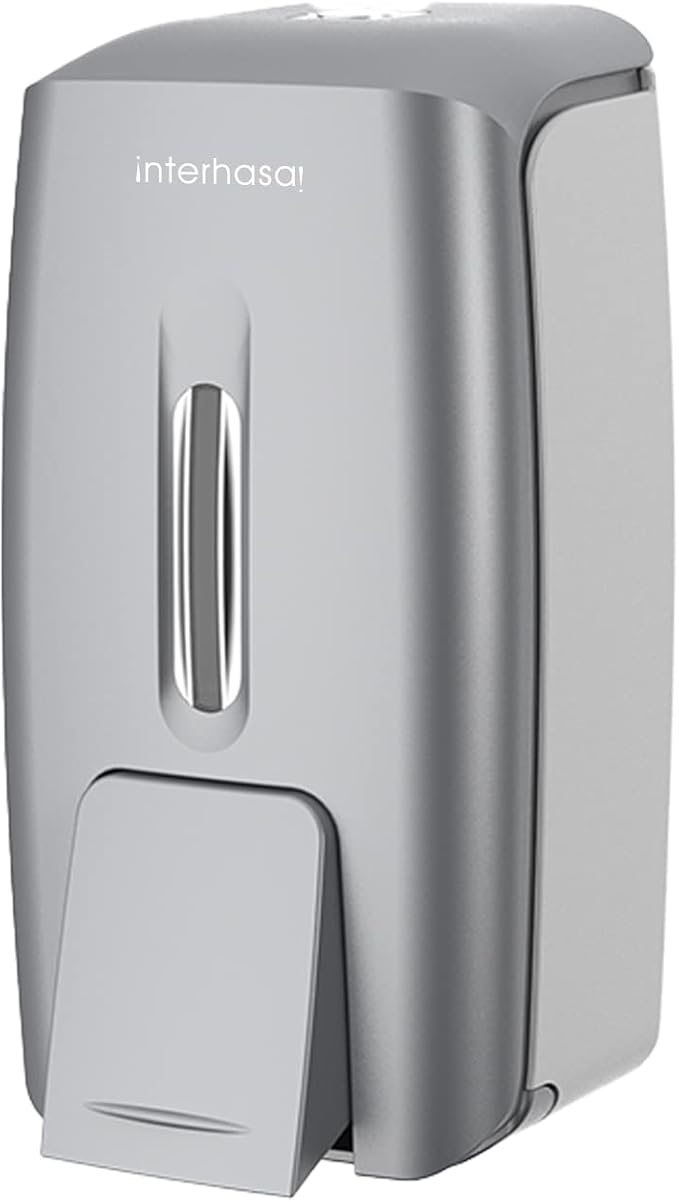 interhasa! Soap Dispenser Wall Mount Refillable 28oz Hand Sanitizer Dispenser Commercial Hand Soap Dispenser for Bathroom Support Liquid Gel Soap