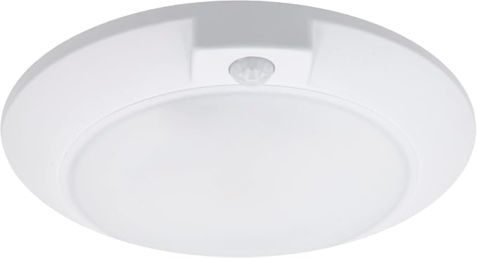 Maxxima 6 in. Round Motion Sensor LED Ceiling Mount Light Fixture - 700 Lumens, 5000K Daylight, Indoor Dome Light, Ideal for Closet, Hallway, or Kitchen Pantry Lighting