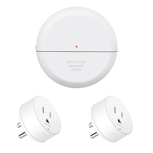Motion Sensor Plug,Greencycle Wireless Motion Sensor Outlet with Timer Setting,PIR Sensor Plug to Auto Turn On/Off,Adjustable Detection Range,15A/1500W for Christmas Lights,Fans（1 Sensors 2 Plugs）