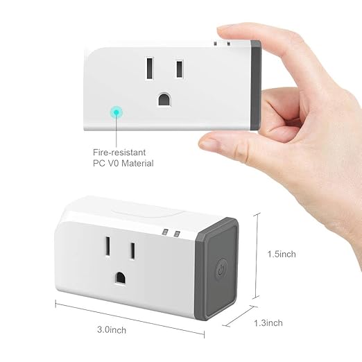 SONOFF S31 Lite Smart Plug, Smart Outlet Switch ETL Certified, No Hub Required, 2.4 Ghz WiFi Only, IFTTT Supporting, Compatible with Alexa & Google Home