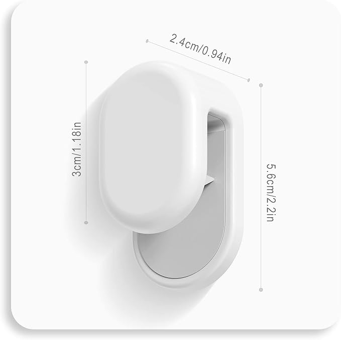 BEZOX Toothpaste Holder Wall Mount Tube Hook – Face Cream Tubes Hanger Wall Mounted Tooth Paste Organizers Gripper, 1 PCS