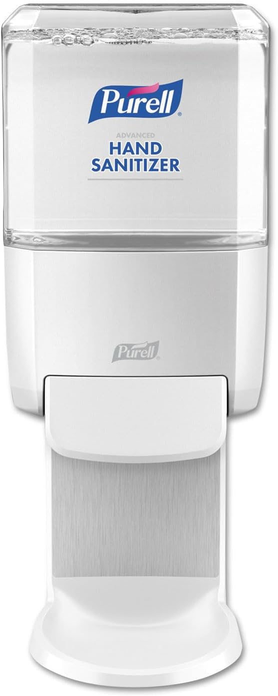 PURELL ES4 Manual Hand Sanitizer Dispenser, White, Compatible with 1200 mL PURELL ES4 Hand Sanitizer Refills (Pack of 1) - 5020-01