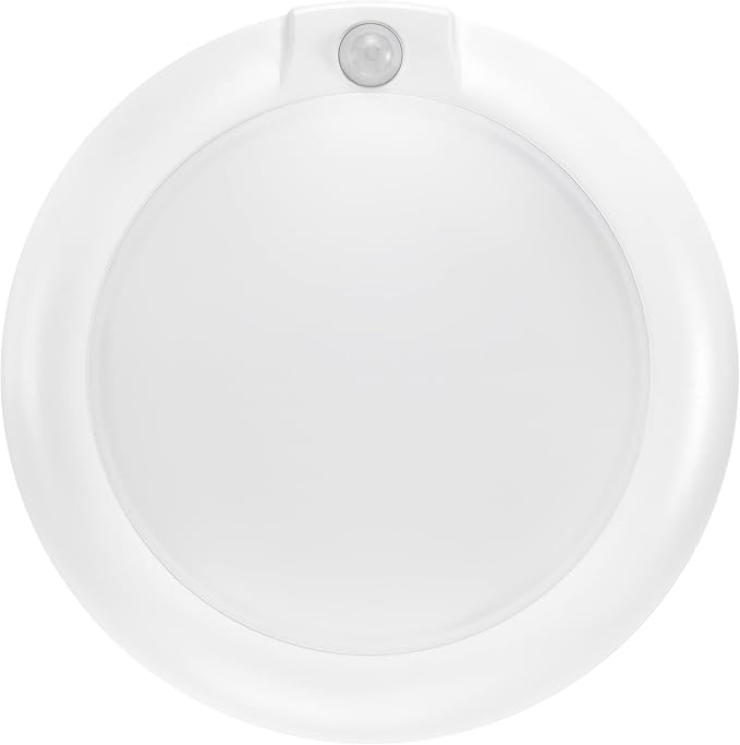 Maxxima 6 in. Round Motion Sensor LED Ceiling Mount Light Fixture - 700 Lumens, 5000K Daylight, Indoor Dome Light, Ideal for Closet, Hallway, or Kitchen Pantry Lighting