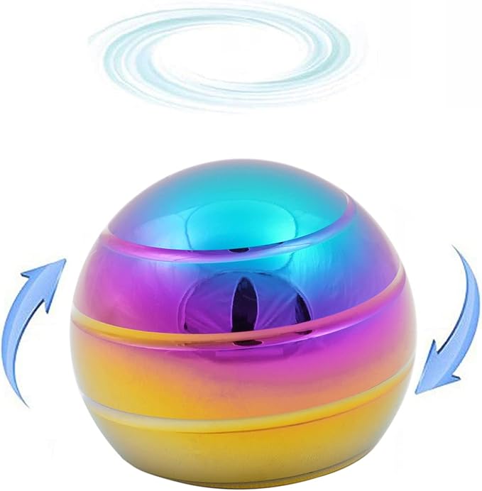 Desk-Kinetic-Toys Cool-Gadgets for Fidget: Cool-Stuff Thing Game Toy for Adult Teen Children Kid, Stress Relief Optical-Illusion Gifts for Office School Home Man Women Christmas Spinning 300 Seconds