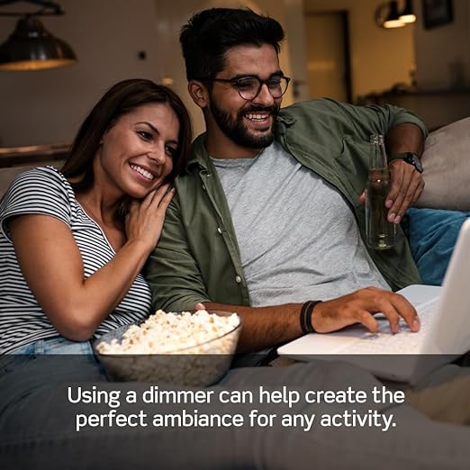 Leviton Table Lamp Dimmer White | 150W LED/CFL Compatible | 6 Foot Cord | Slide Control | Pack of 4