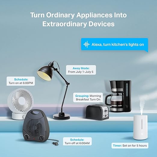 Kasa Smart Plug Ultra Mini 15A, Smart Home Wi-Fi Outlet Works with Alexa, Google Home, No Hub Required, UL Certified, 2.4G WiFi Only, 1-Pack(EP10), White