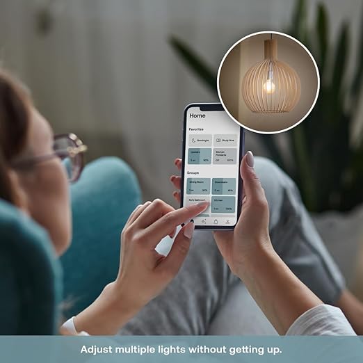 Smart Dimmer by Deako, Single-Pole, Rocker-Style Dimming, 2.4 GHz Wi-Fi, Remote App, Voice Control w/Alexa, Google Home, No Hub Required, Neutral Wire Required, White