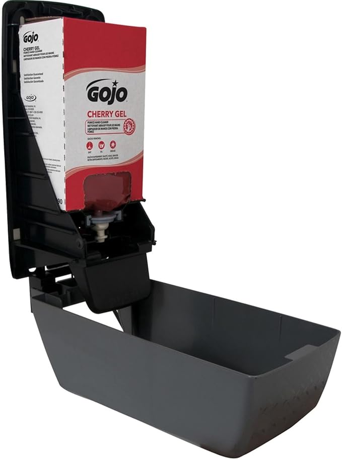 GOJO PRO TDX 2000 Push-Style Hand Soap Dispenser, Gray, for 2000 mL GOJO PRO TDX Heavy Hand Cleaner or Soap Refills (Pack of 1) - 7200-01
