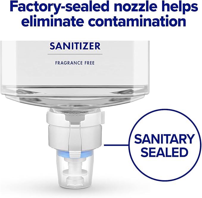 PURELL ES4 Manual Hand Sanitizer Dispenser, White, Compatible with 1200 mL PURELL ES4 Hand Sanitizer Refills (Pack of 1) - 5020-01