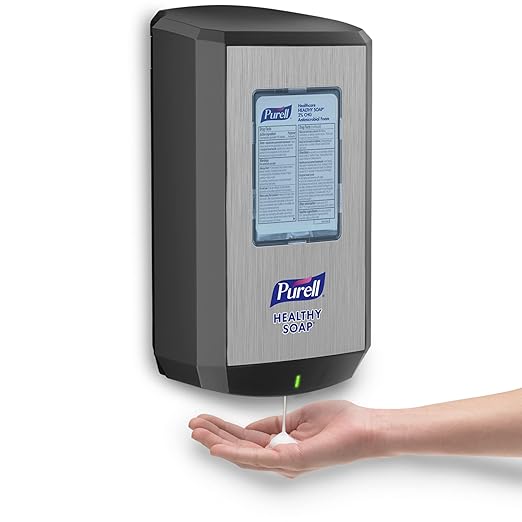PURELL CS6 Automatic HEALTHY SOAP Dispenser, Graphite, for 1200 mL PURELL CS6 HEALTHY SOAP Refills (Pack of 1) - 6534-01 - Manufactured by GOJO, Inc.