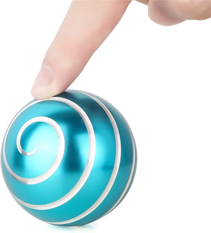 Desk-Kinetic-Toys Cool-Gadgets for Fidget: Cool-Stuff Thing Game Toy for Adult Teen Children Kid, Stress Relief Optical-Illusion Gifts for Office School Home Man Women Christmas Spinning 300 Seconds