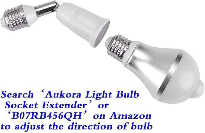 Aukora Motion Sensor Light Bulbs 4-Pack, 12W (100-Watt Equivalent) E26 Motion Activated Dusk to Dawn Security Light Bulb Outdoor/Indoor for Front Door Porch Garage Basement Hallway Closet(Warm White)