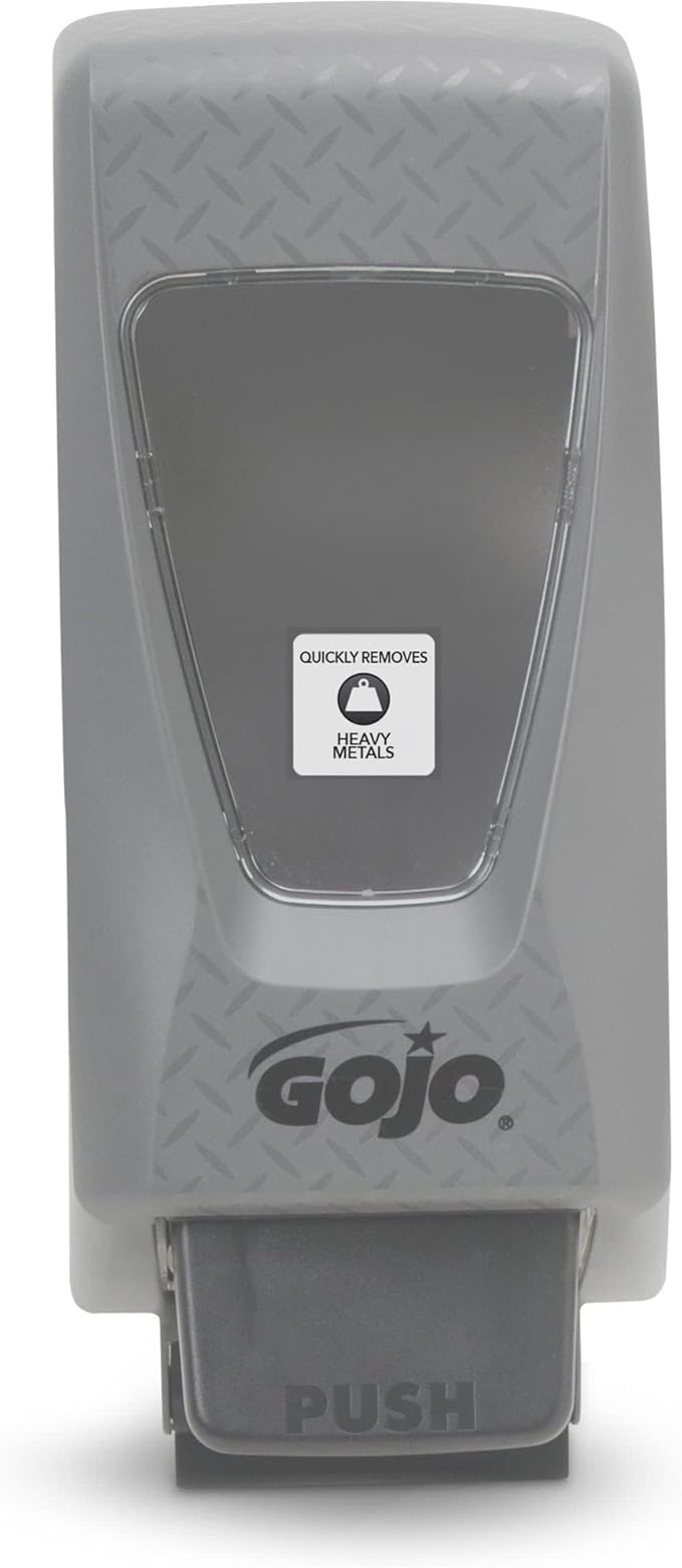GOJO PRO TDX 2000 Push-Style Hand Soap Dispenser, Gray, for 2000 mL GOJO PRO TDX Heavy Hand Cleaner or Soap Refills (Pack of 1) - 7200-01