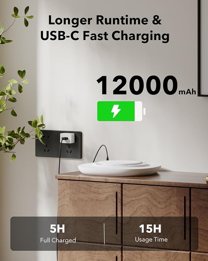 2 Pack Rechargeable Shower Light for Inside Shower, 12000mAh Motion Sensor Wireless Ceiling Light with Remote No Wiring, Battery Operated Closet Lights Cordless LED Overhead Lighting for Bathroom